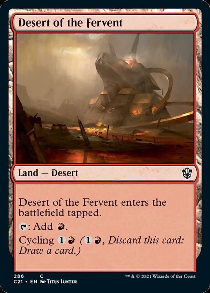 Desert of the Fervent (C21-286) - Commander 2021