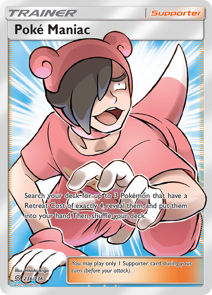 Poke Maniac (Full Art)/236 - SM  Unified Minds Holofoil