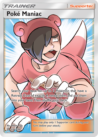Poke Maniac (Full Art)/236 - SM  Unified Minds Holofoil