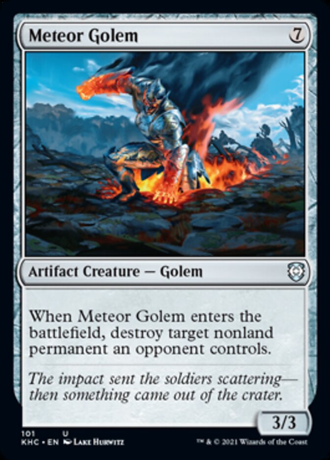 Meteor Golem (KHC-101) - Kaldheim Commander