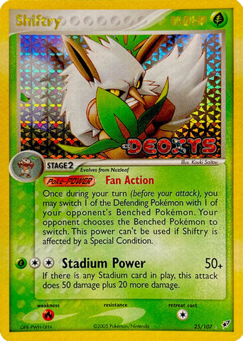 Shiftry/107 - Deoxys Reverse Holofoil