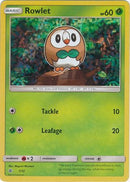 Rowlet - 1/12/12 - McDonalds Promos 2017 Holofoil