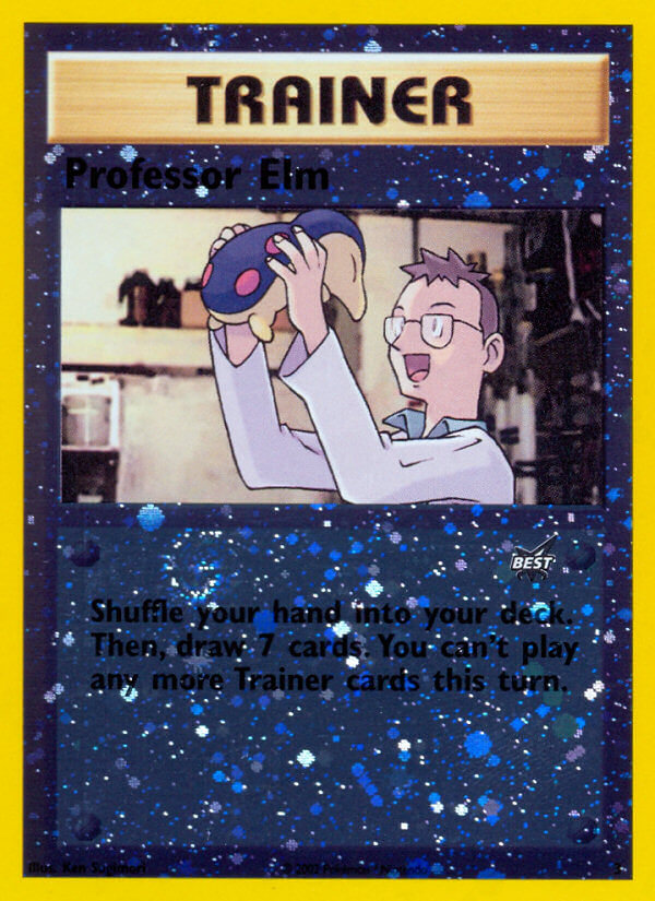 Professor Elm - 3 3/9 - Best of Promos Reverse Holofoil