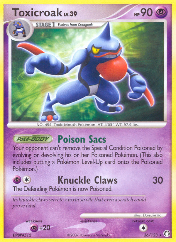 Toxicroak/123 - Mysterious Treasures