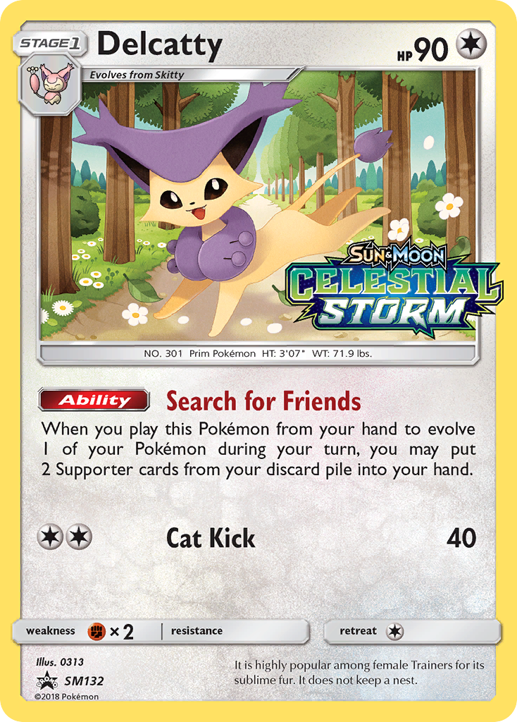 Delcatty - SM132 (Prerelease)/248 - SM Promos Holofoil
