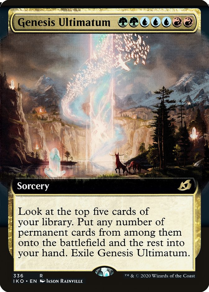 Genesis Ultimatum (Extended Art) (IKO-336) - Ikoria: Lair of Behemoths: (Extended Art)