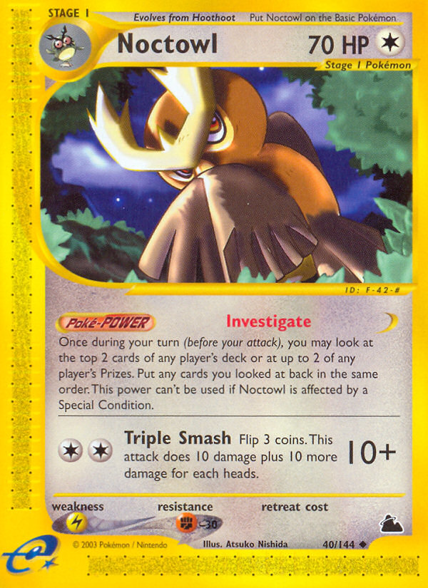 Noctowl - 40/144 Skyridge - Uncommon