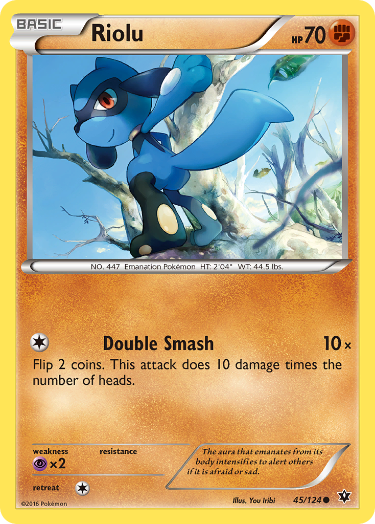 Riolu (45) 45/124 - XY  Fates Collide