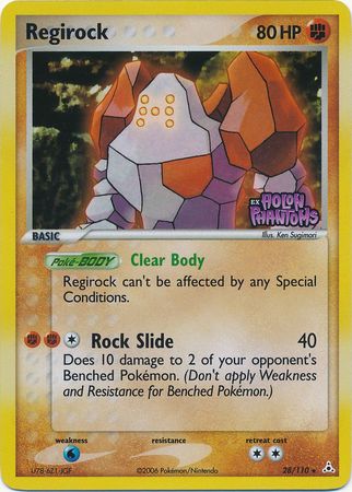 Regirock/110 - Holon Phantoms Reverse Holofoil