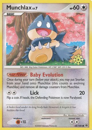Munchlax - 68/100 - Countdown Calendar Promos