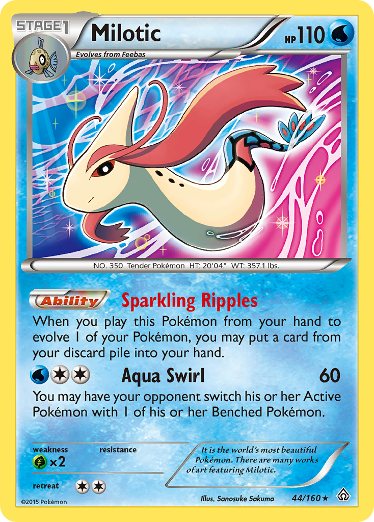 Milotic 44/160 - XY  Primal Clash Holofoil
