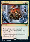 Decimate (NEC-137) - Neon Dynasty Commander