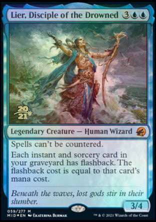 Lier, Disciple of the Drowned (PRE-059) - Innistrad: Midnight Hunt Promos Foil