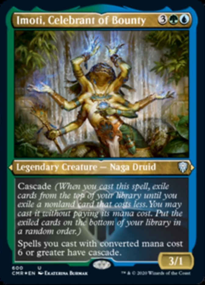 Imoti, Celebrant of Bounty (Foil Etched) (CMR-600) - Commander Legends Etched Foil