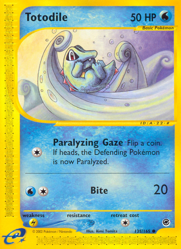 Totodile (135) - 135/165 Expedition - Common