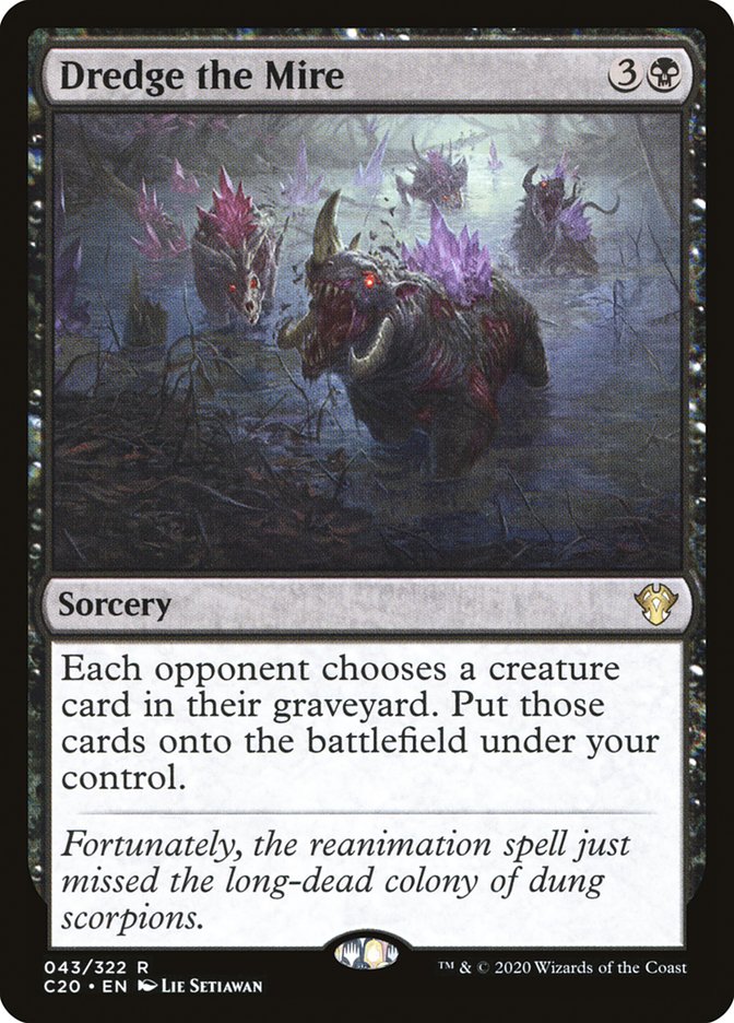Dredge the Mire (C20-043) - Commander 2020