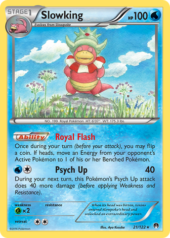 Slowking 21/122 - XY  BREAKpoint Holofoil