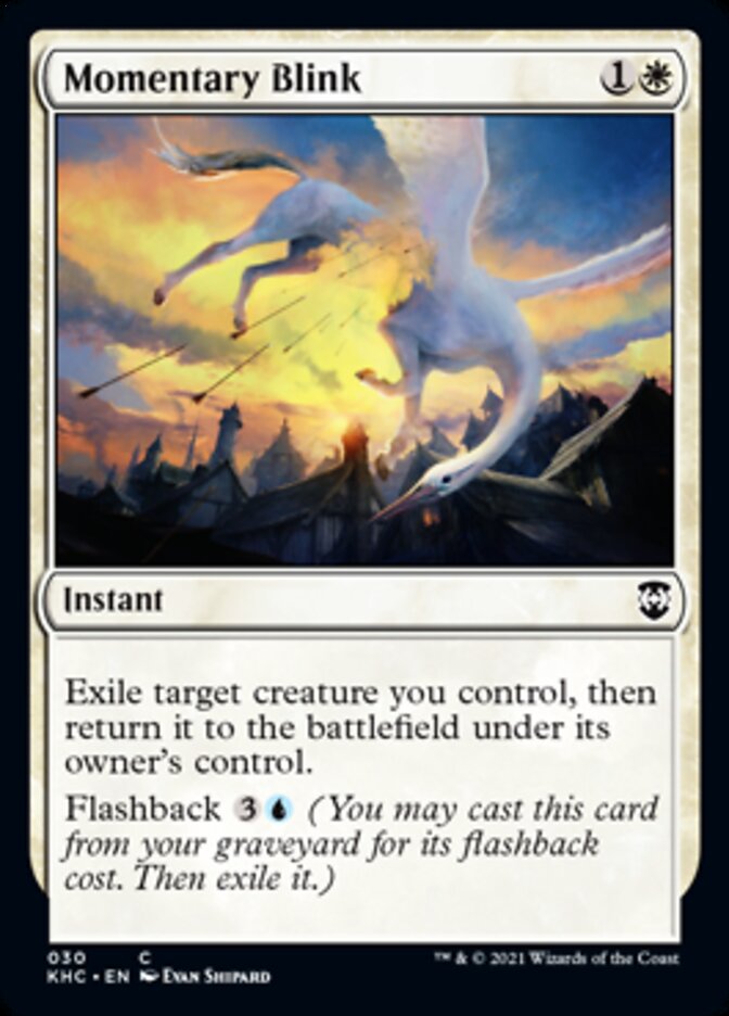 Momentary Blink (KHC-030) - Kaldheim Commander