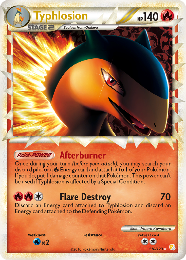 Typhlosion (Prime) 110/123 - HeartGold SoulSilver Holofoil