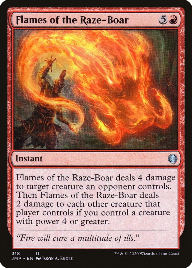 Flames of the Raze-Boar (JMP-318) - Jumpstart