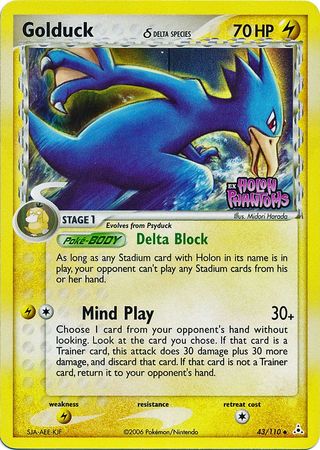 Golduck (Delta Species)/110 - Holon Phantoms Reverse Holofoil