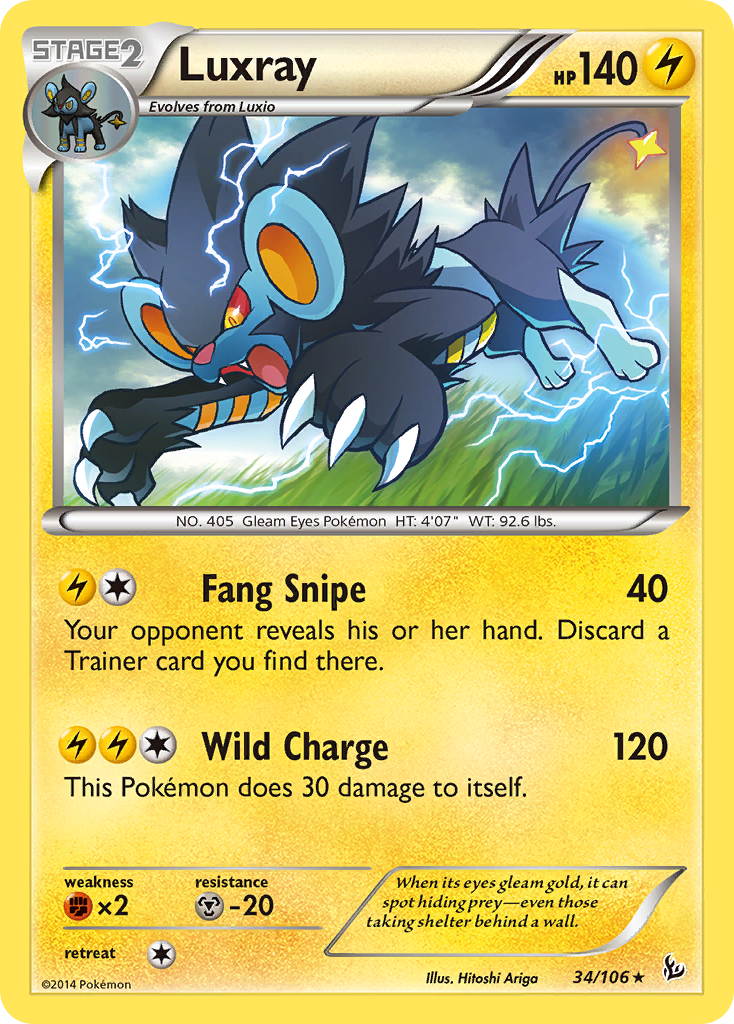 Luxray 34/106 - XY  Flashfire