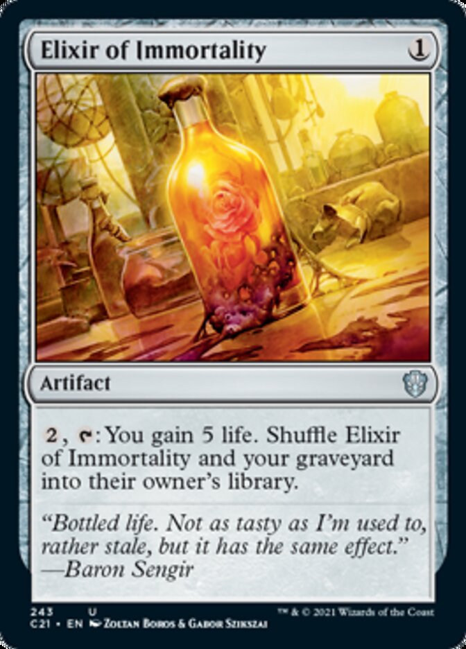 Elixir of Immortality (C21-243) - Commander 2021