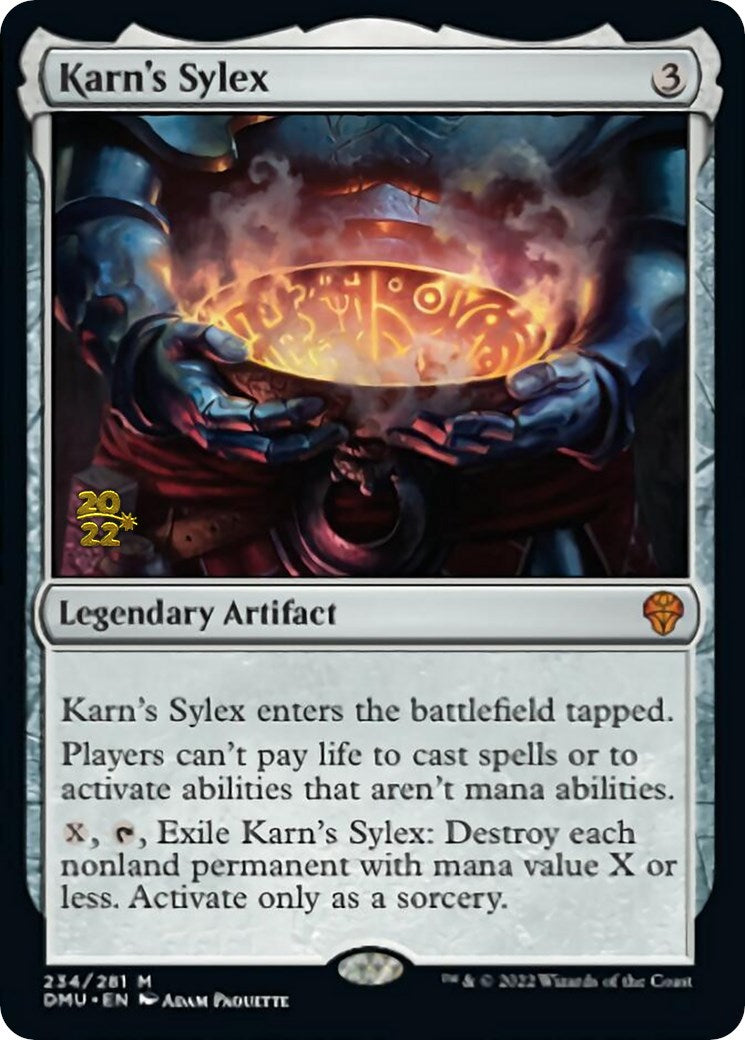 Karn's Sylex (PRE-234) - Dominaria United Promos Foil