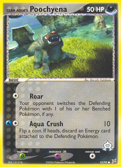 Team Aqua's Poochyena - 55/95/95 - Team Magma vs Team Aqua
