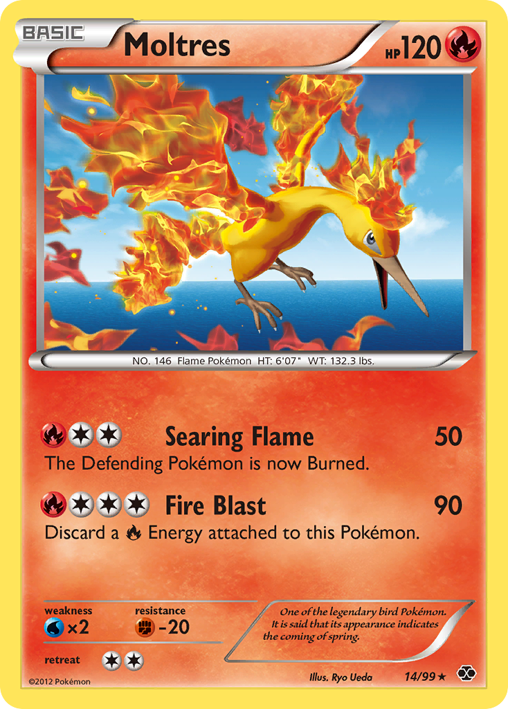 Moltres 14/99 - Next Destinies Holofoil