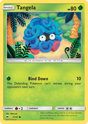 Tangela 7/147 - SM  Burning Shadows