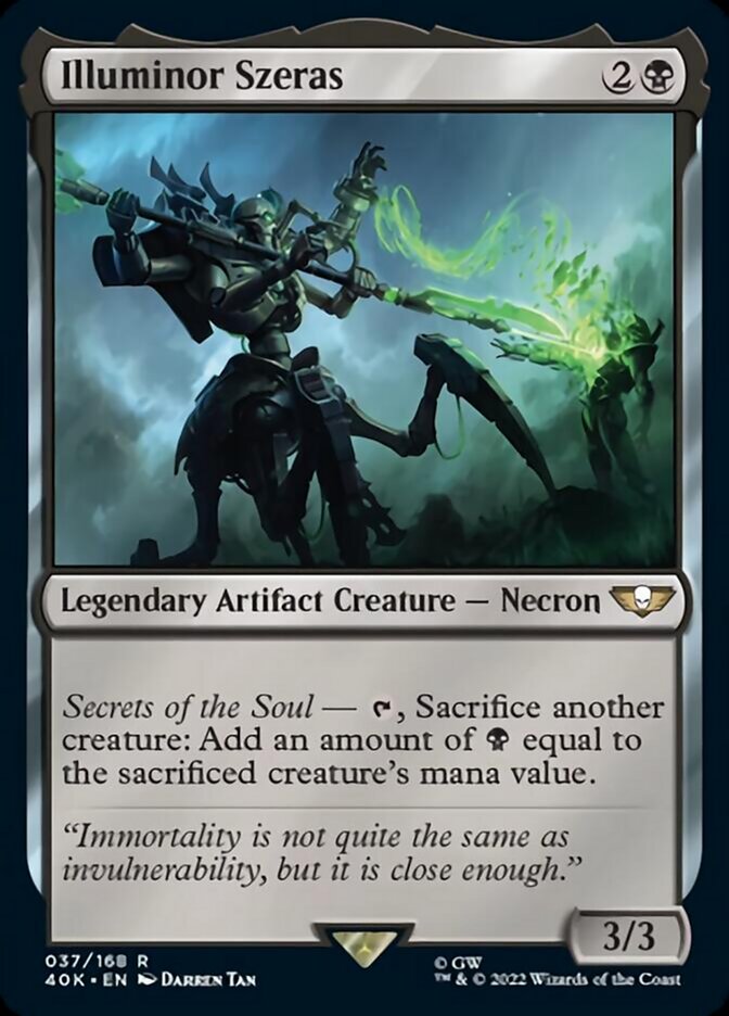 Illuminor Szeras (Surge Foil) (40K-037) - Warhammer 40,000 Commander Foil