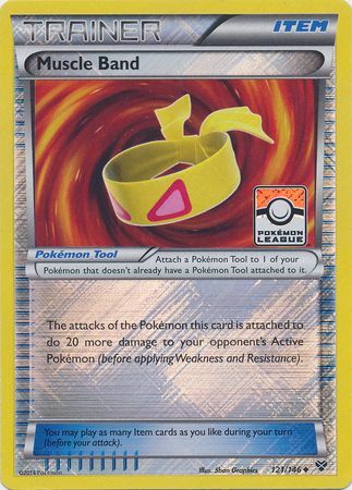 Muscle Band - 121/146 - (Pokemon League) 121 - League & Championship Cards Reverse Holofoil
