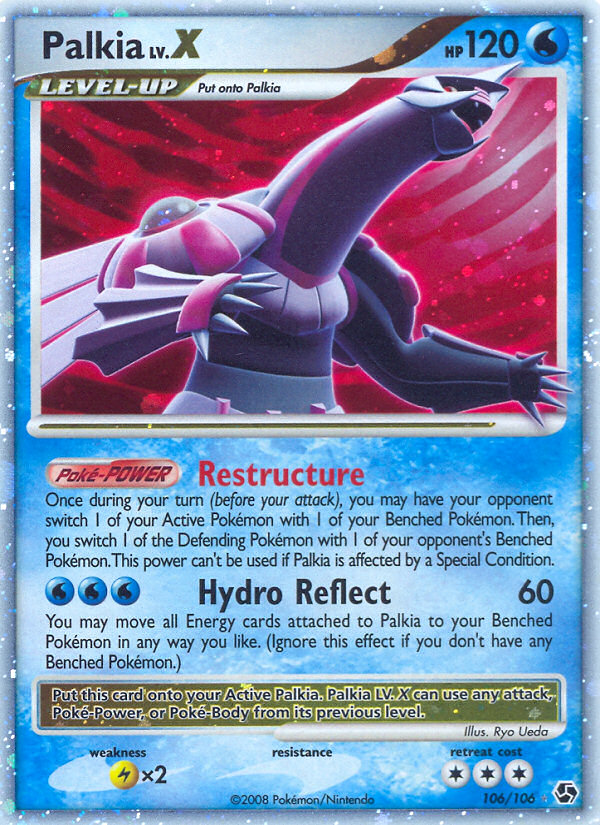 Palkia LV.X/106 - Great Encounters Holofoil