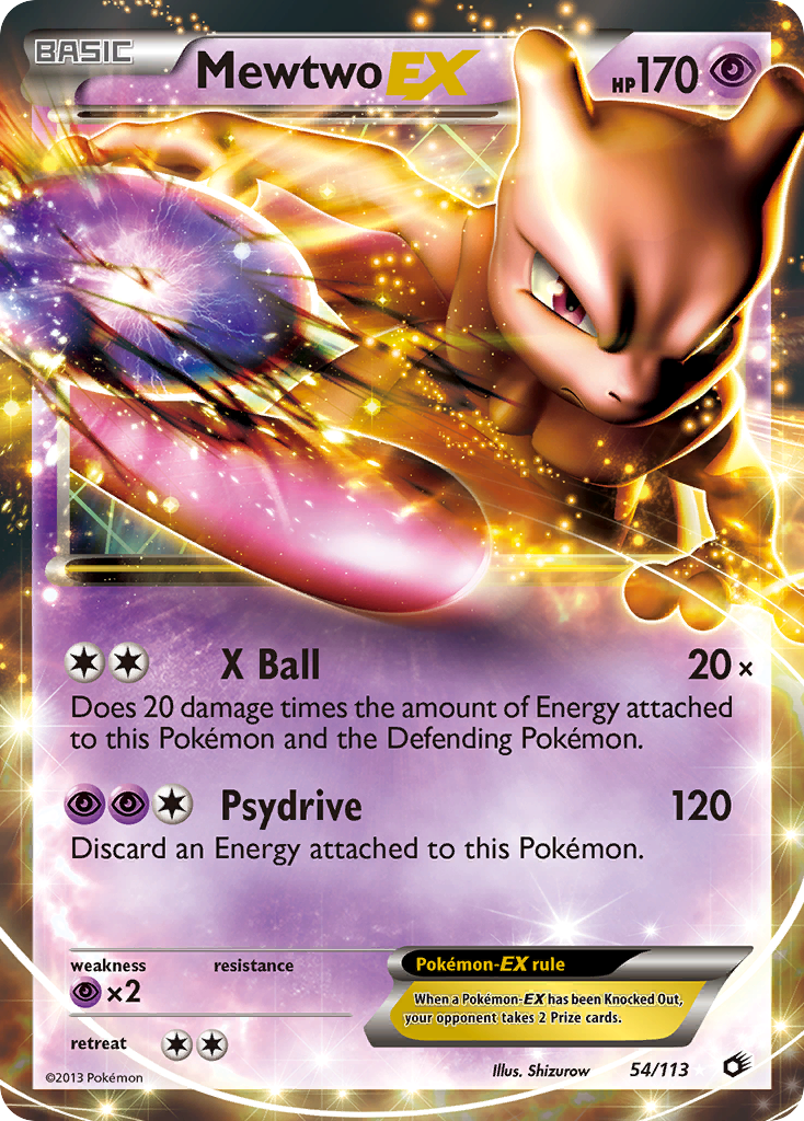 Mewtwo EX/113 - Legendary Treasures Holofoil
