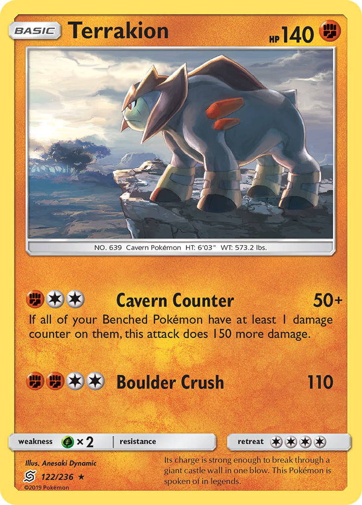 Terrakion/236 - SM  Unified Minds Holofoil
