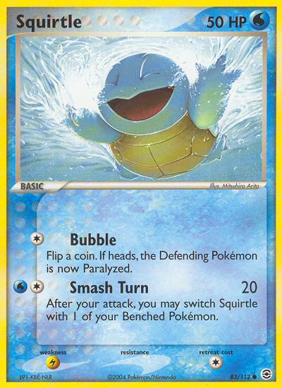Squirtle - 083/112 83/112 - FireRed & LeafGreen