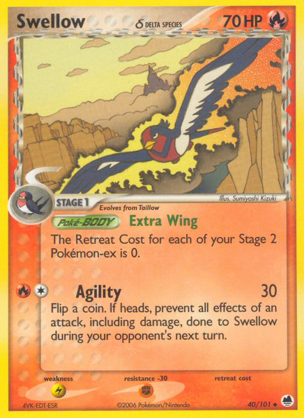 Swellow (Delta Species)/101 - Dragon Frontiers