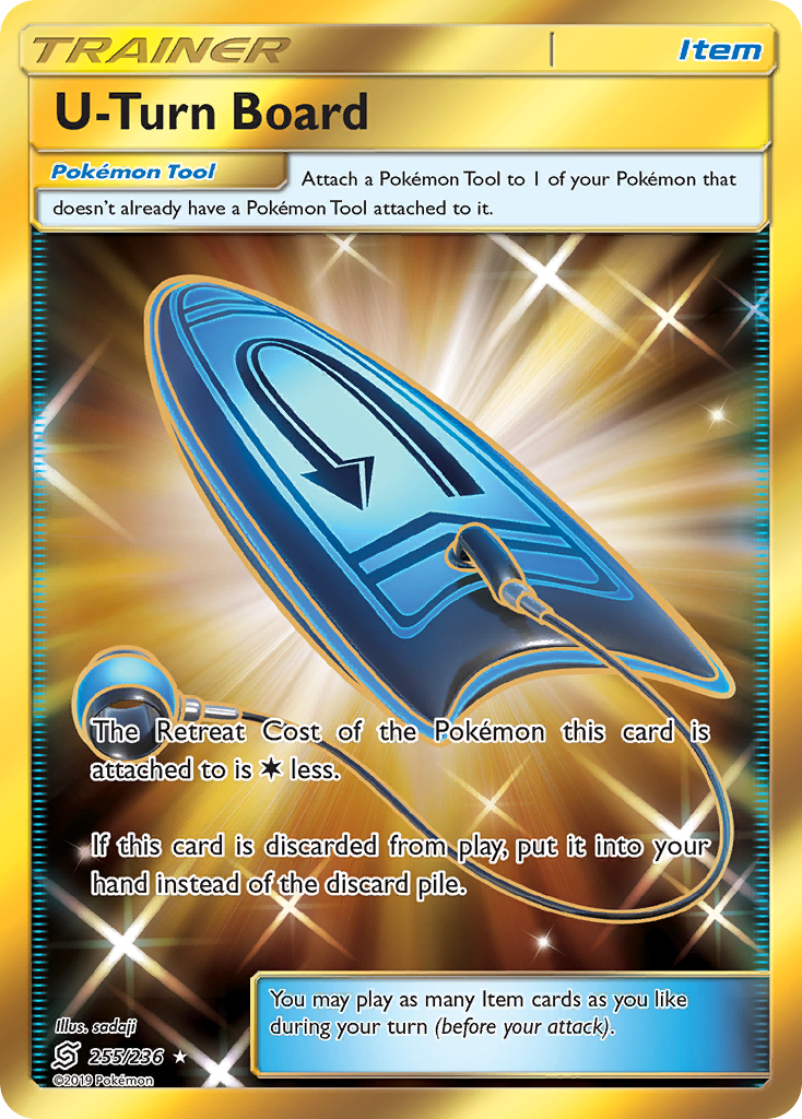 U-Turn Board (Secret)/236 - SM  Unified Minds Holofoil