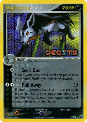 Mightyena/107 - Deoxys Reverse Holofoil