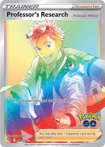 Professor's Research (Secret) 84/78 - Pokemon GO Holofoil