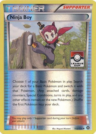Ninja Boy - 103/114 (League Cup) - League & Championship Cards Reverse Holofoil