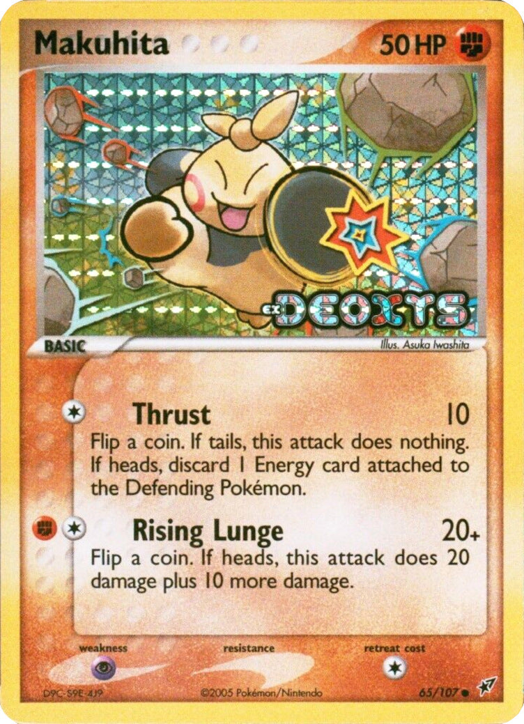 Makuhita/107 - Deoxys Reverse Holofoil