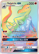 Salazzle GX (Secret)/147 - SM  Burning Shadows Holofoil