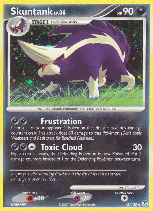 Skuntank/130 - Diamond and Pearl Holofoil