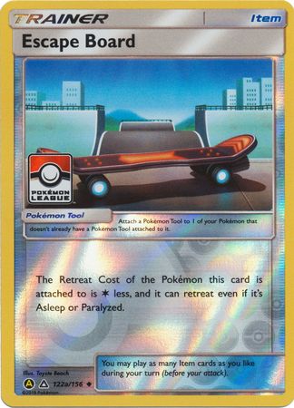 Escape Board - 122a/156 (Pokemon League) 122a/156 - League & Championship Cards Reverse Holofoil