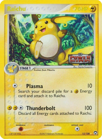 Raichu/108 - Power Keepers Reverse Holofoil