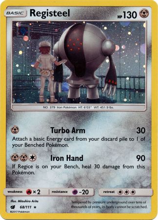 Registeel - 68/111 (Cosmos Holo) - SM Promos Holofoil