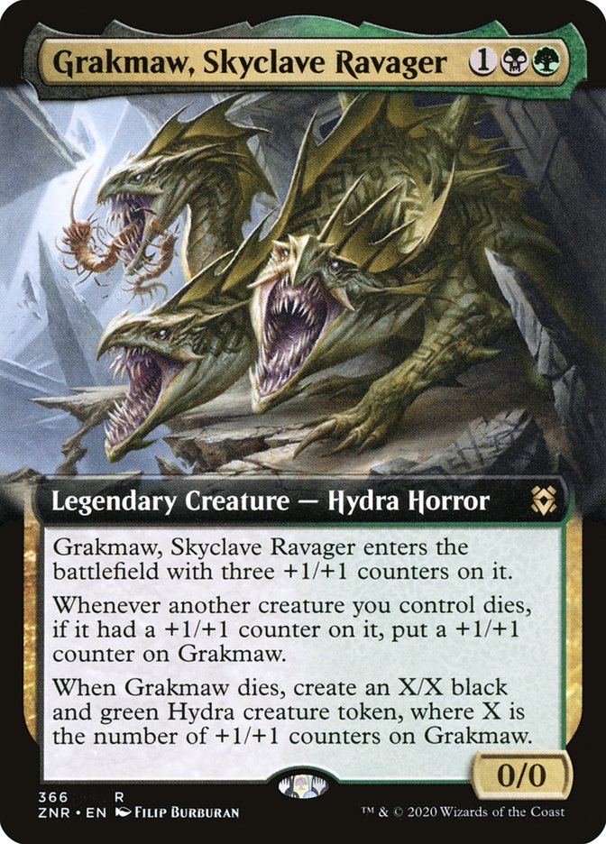 Grakmaw, Skyclave Ravager (Extended Art) (ZNR-366) - Zendikar Rising: (Extended Art)