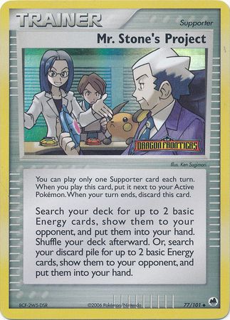 Mr. Stone's Project 77/101 - Dragon Frontiers Reverse Holofoil